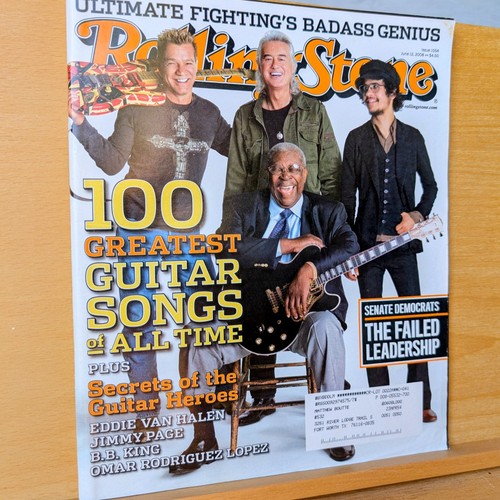 Rolling stone magazine issue - stone,